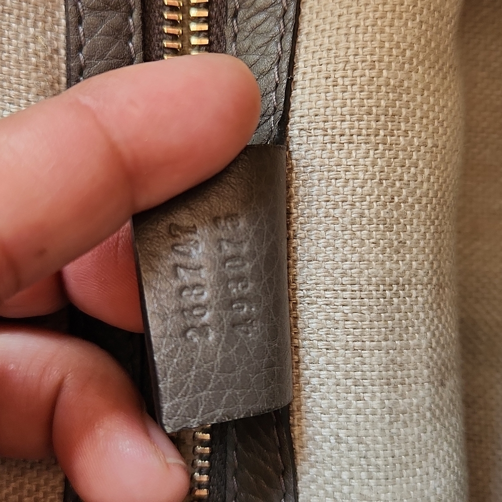 GUCCI GREENWICH SHOULDER BAG GREY MEDIUM - Picture 12 of 13